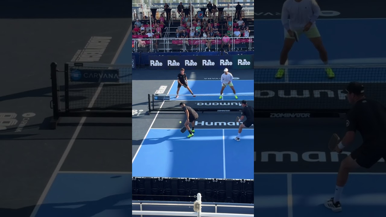 Phenomenal pickleball point 💪 Ben Johns and Gabe Tardio continue to dominate 🤝