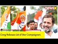 Cong Releases List of Star Campaigners | Ahead of Lok Sabha Polls | NewsX