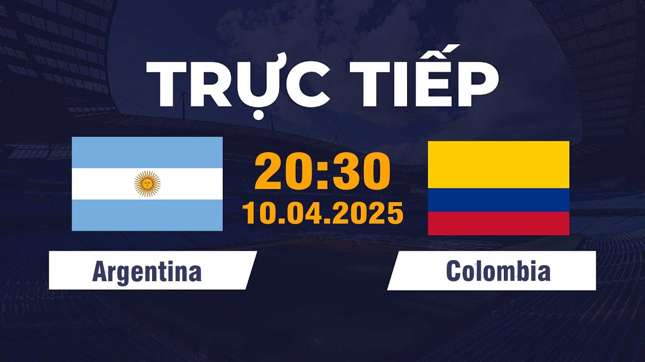 🔴 Argentina vs Colombia | Đôi Công Mãn Nhãn