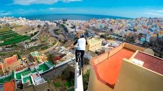 Bikers Rio Pardo | Vídeos | Danny MacAskill nos telhados de Cascadia, nas Canárias