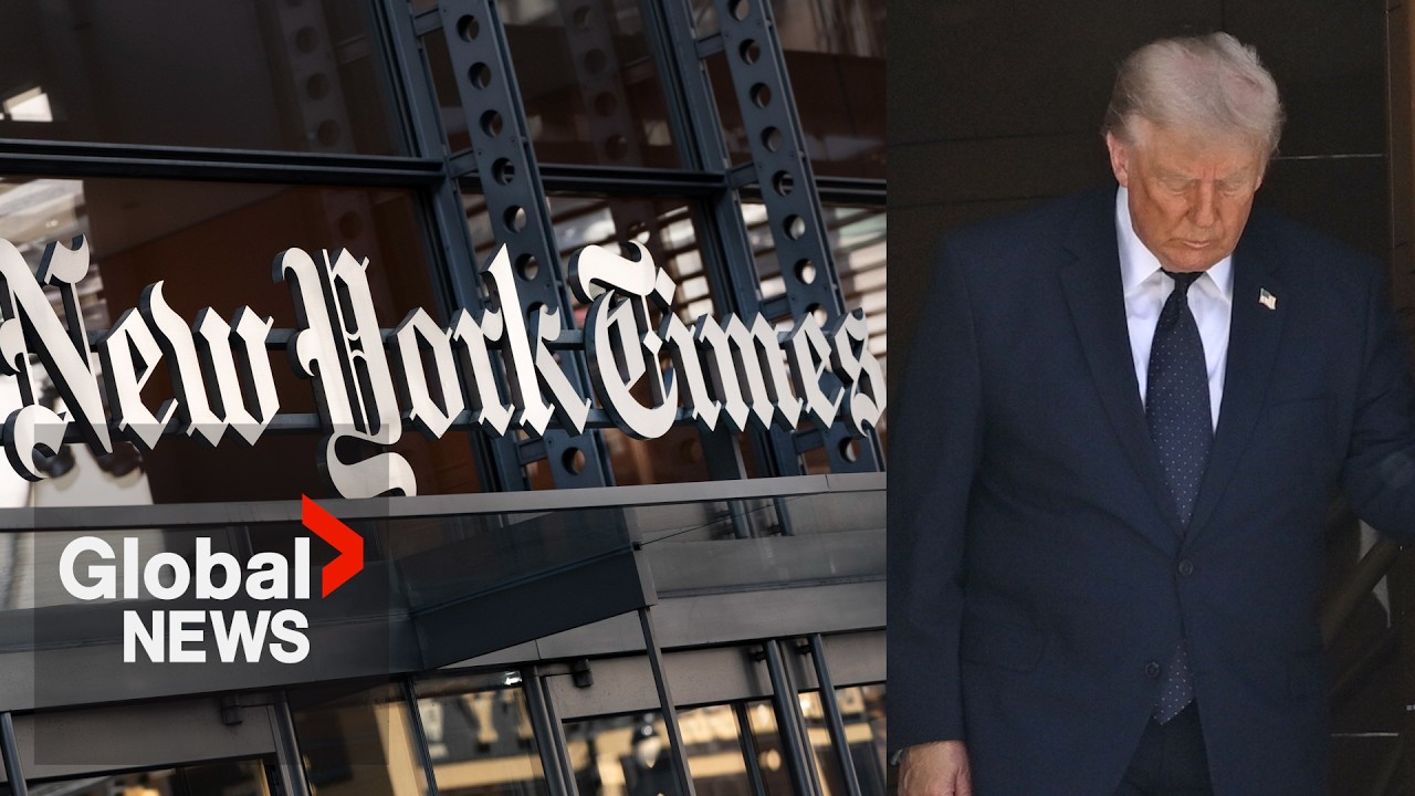 Trump subpoenas New York Times journalists after report his plane lacked advanced security features