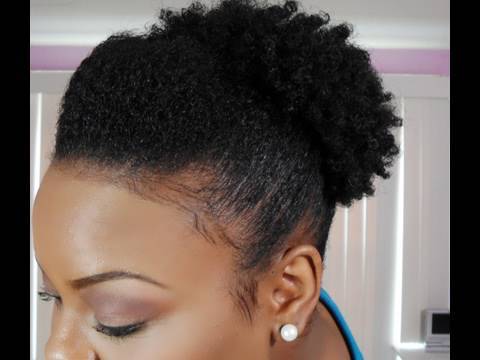 Quick and Easy Hairstyle on Natural Hair - SimplYounique ...