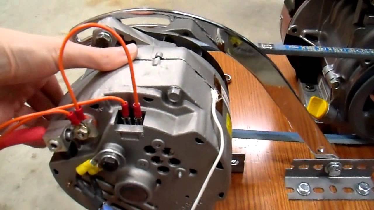 DIY 12V Generator Charger - 7 Belt Drive Update - YouTube