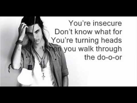 Glee - What Makes You Beautiful LYRICS
