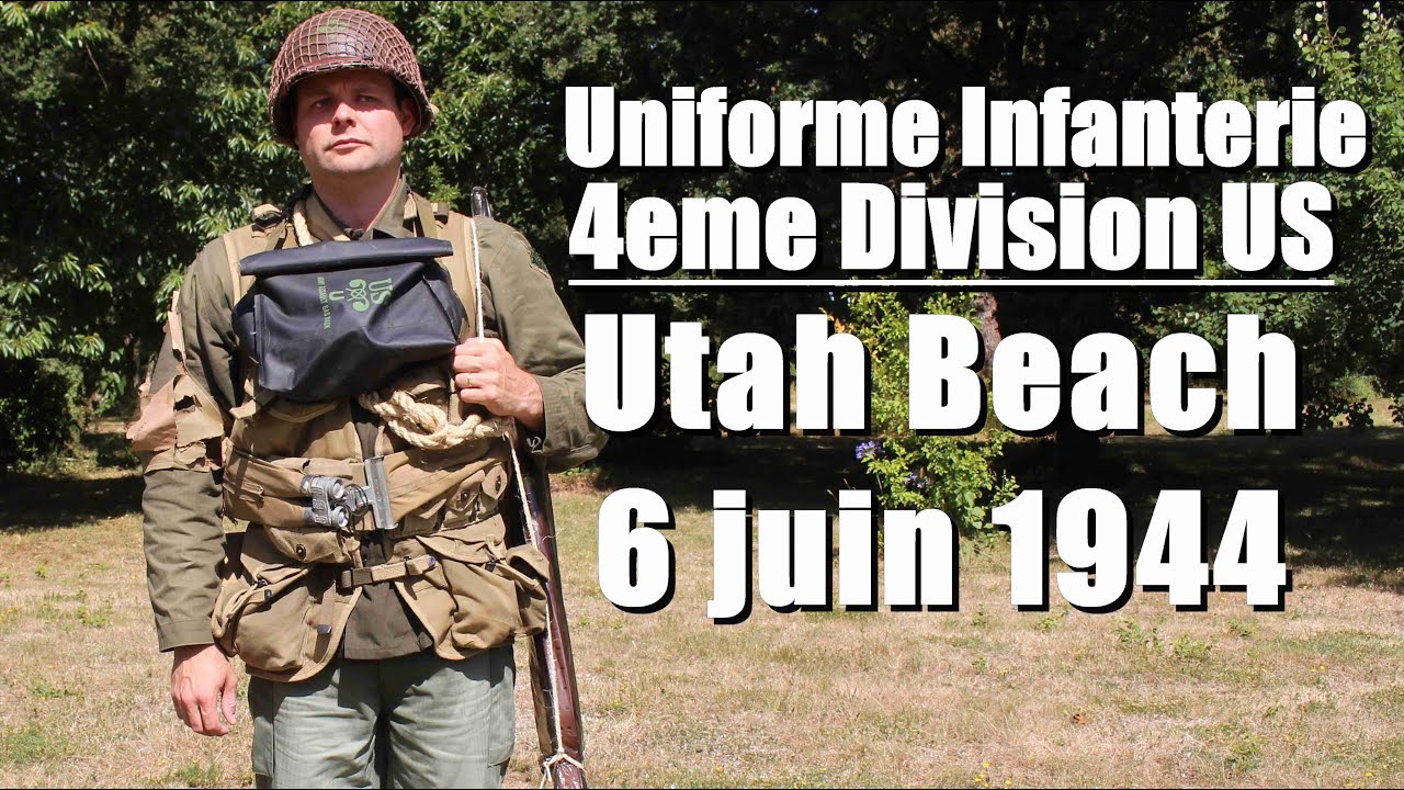🧥 Uniforme 4th Inf. Div. - Utah Beach 6 juin 1944 - Présentation d'uniforme
