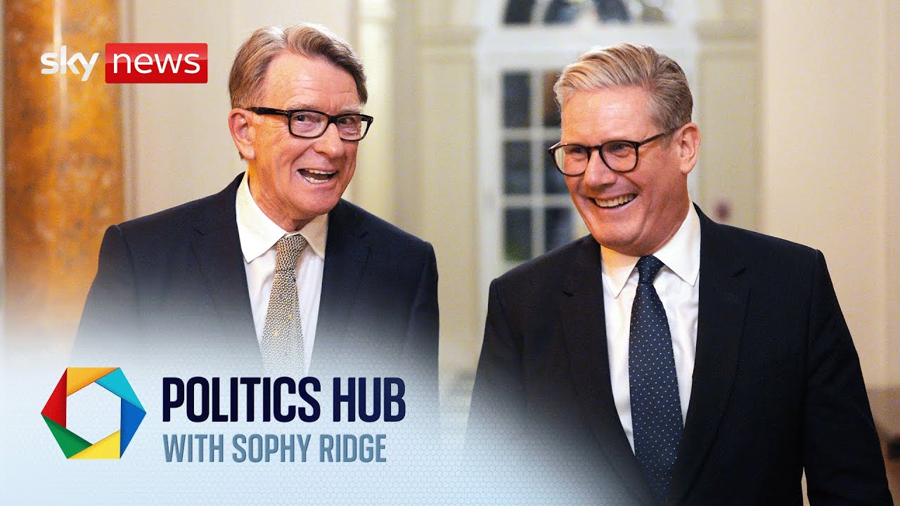 Politics Hub with Sophy Ridge | Thursday 11 September 2025