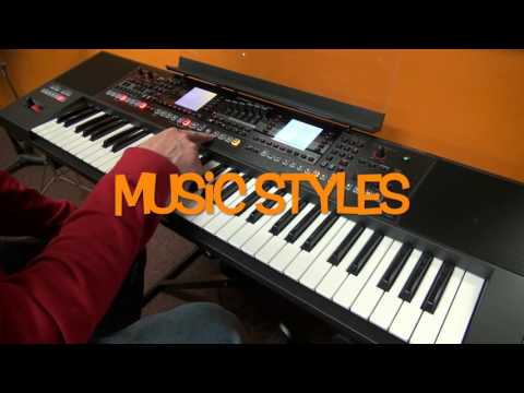 video Roland E-A7 61-key Expandable Arranger Keyboard