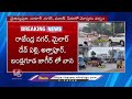 Hyderabad Rains : Heavy Rains Lash Many Parts Of City | Kilometers Long Traffic jam Occurred | V6  - 09:02 min - News - Video