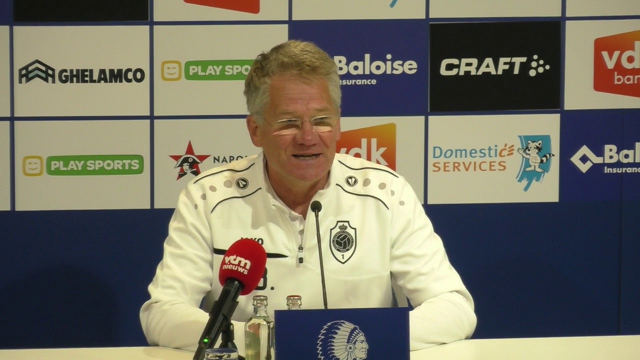 Persconferentie na KAA Gent - R Antwerp FC