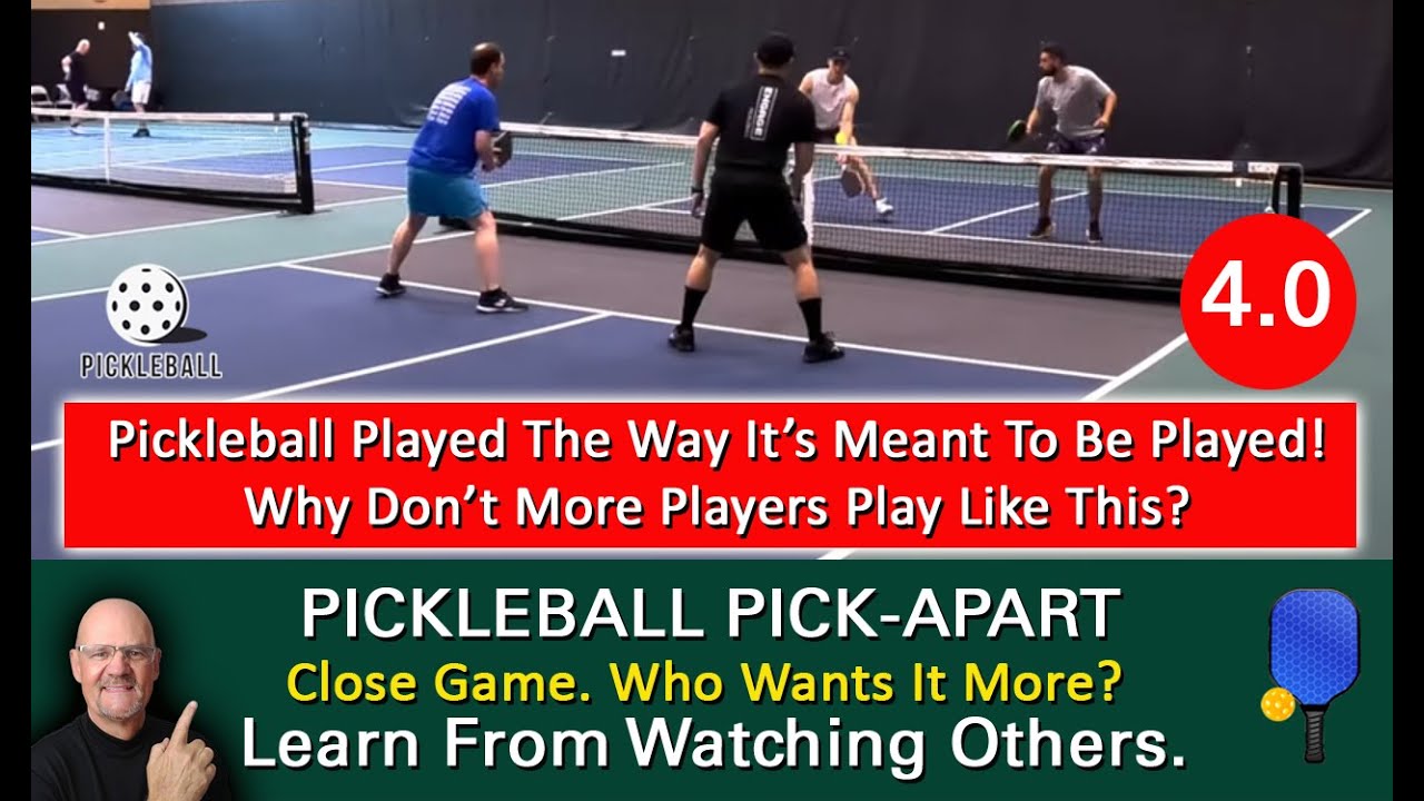 Pickleball Happiness! How To Play A More Enjoyable And Fulfilling Game! Learn By Watching Others!