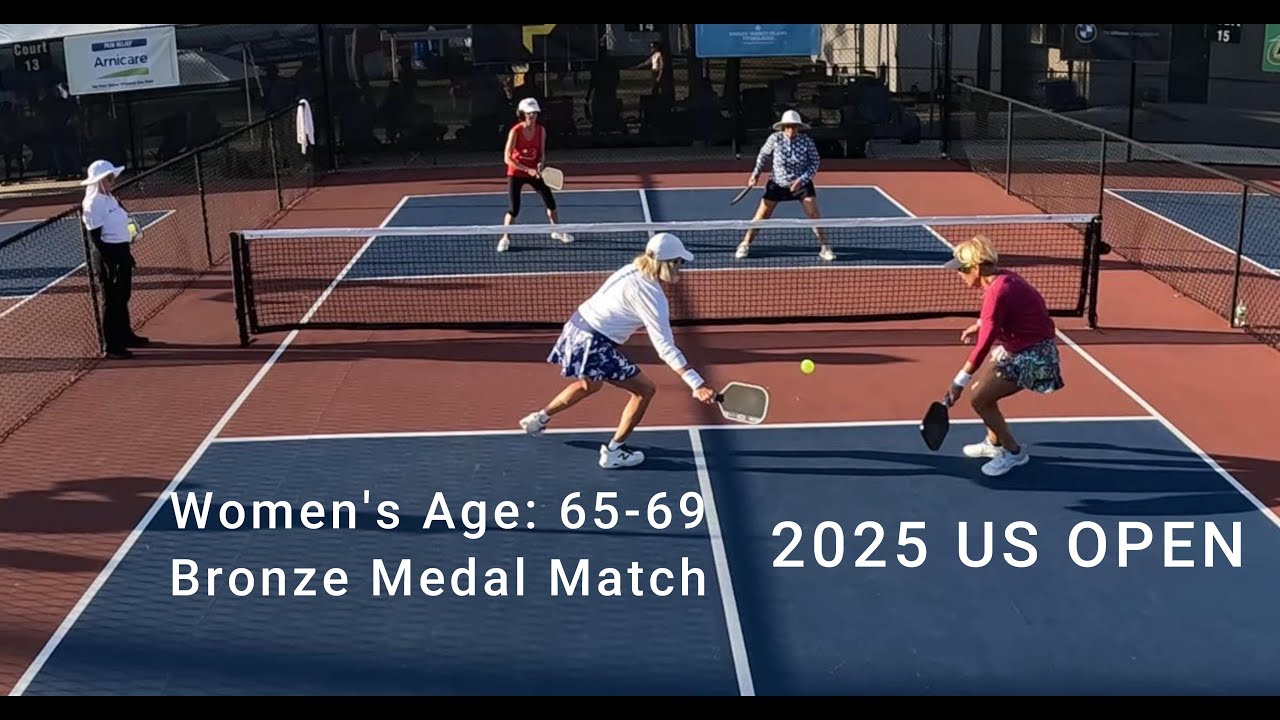 Women's Doubles Age: 65-69 Bronze Medal Pickleball Match US OPEN 2025
