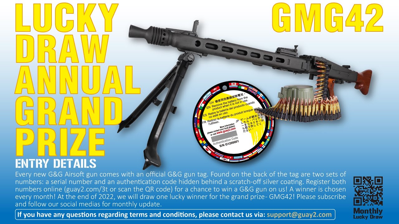 G&G Armament Lucky Draw May 2022