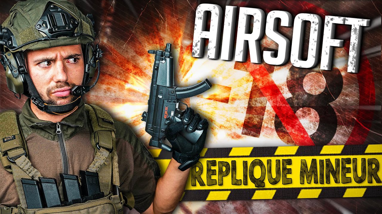 AIRSOFT - JOUER AVEC UNE RÉPLIQUE POUR MINEUR