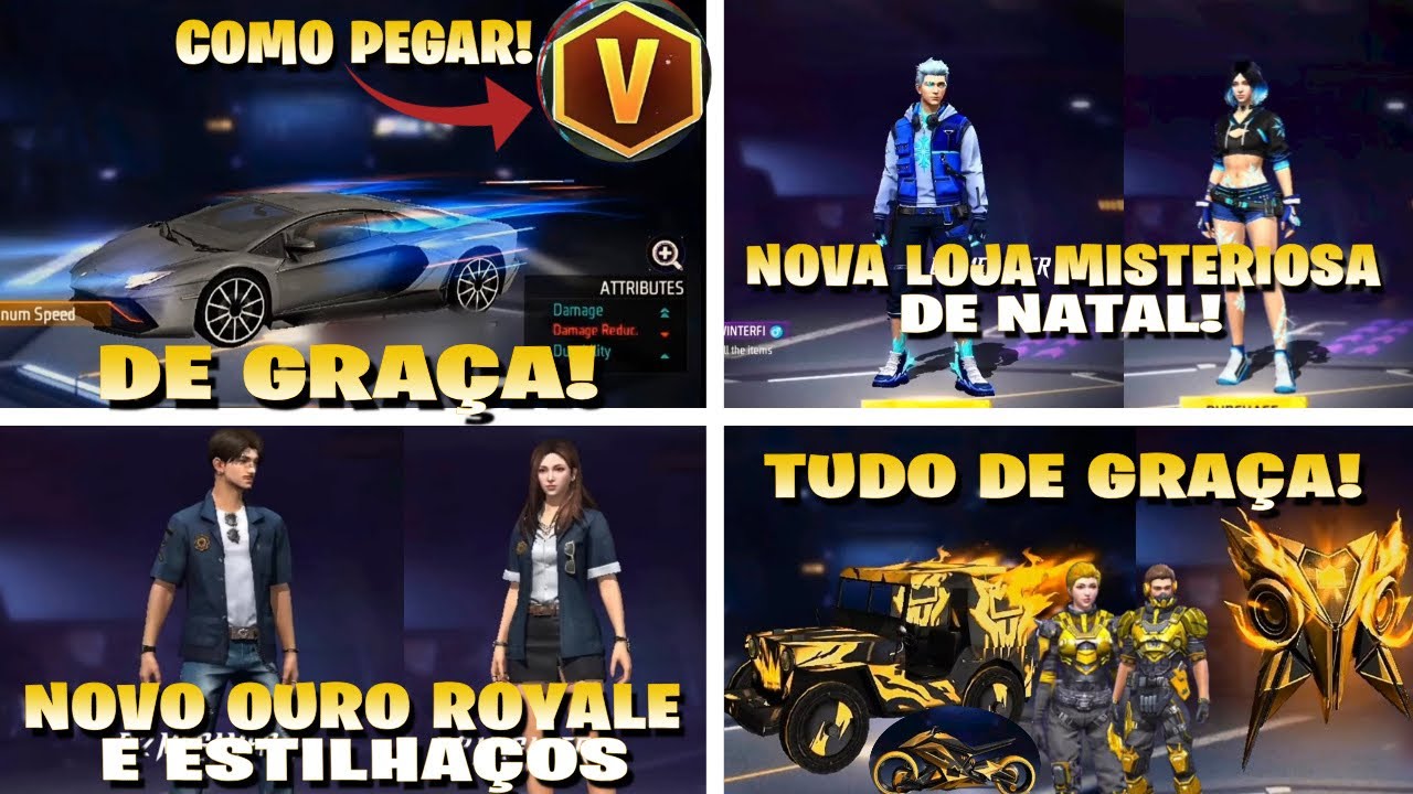 Urgente Verificado Para Todos Novas Skins De Gra A Novo Ouro Royale