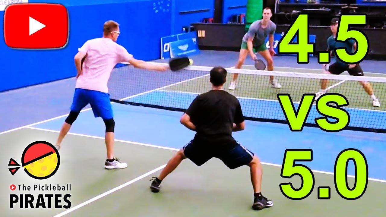 This is What Pickleball 4.5+ Men's Doubles Looks Like