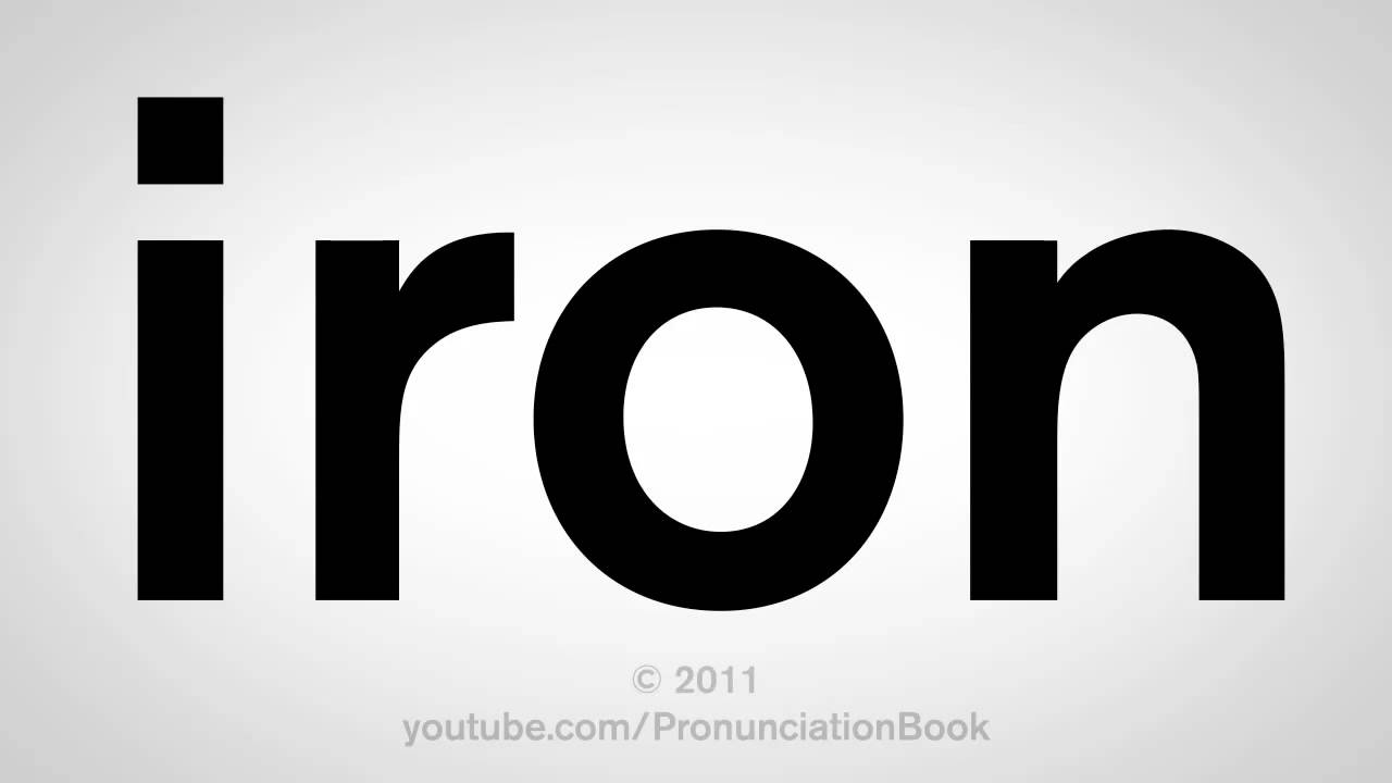 how-to-pronounce-iron-youtube