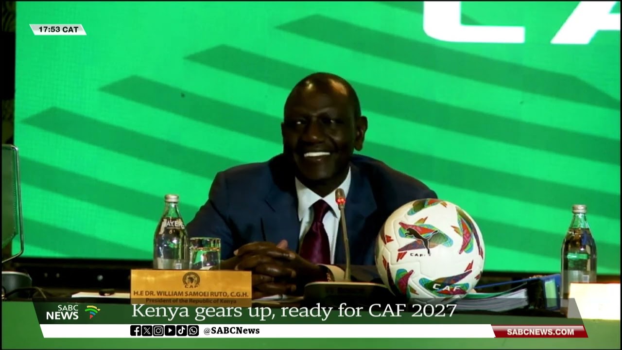 2027 AFCON I President William Ruto assures Patrice Motsepe of Kenya's readiness to host CAF