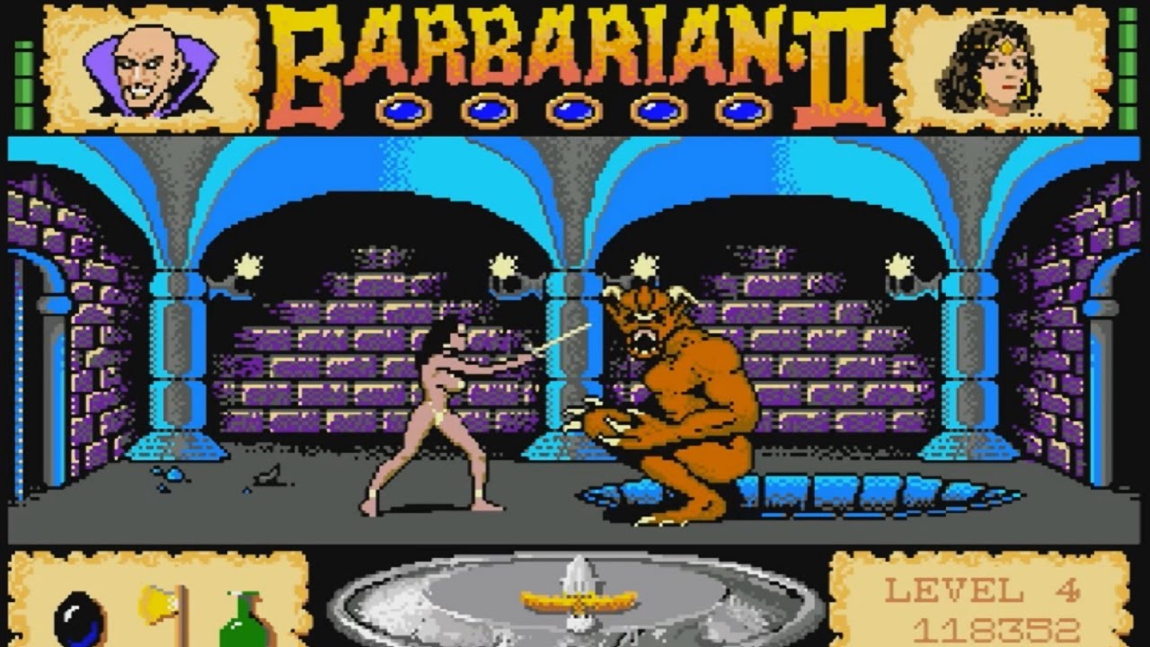 Игра Barbarian 1989