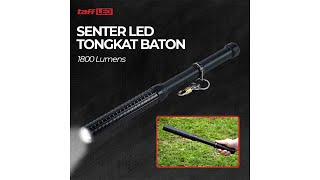 Pratinjau video produk TaffLED Senter LED Tongkat Baton Bat Cree Q5 1800 Lumens - TG-S088