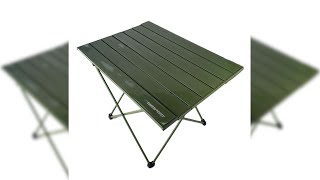 Pratinjau video produk TaffSPORT Meja Lipat Piknik Foldable Portable Aluminium Table 56x41x40cm - 8825