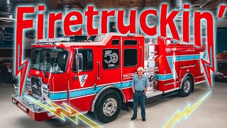 Electric Fire Engine: 2023 Vector