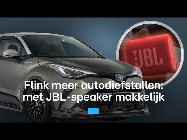 Flink meer autodiefstal: met een JBL-speaker is je auto binnen 5 minuten weg | RTL Nieuws