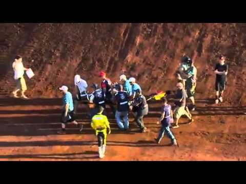 Jackson Strong crashes in Brazil - Moto X Freestyle Final X Games Foz 2013 