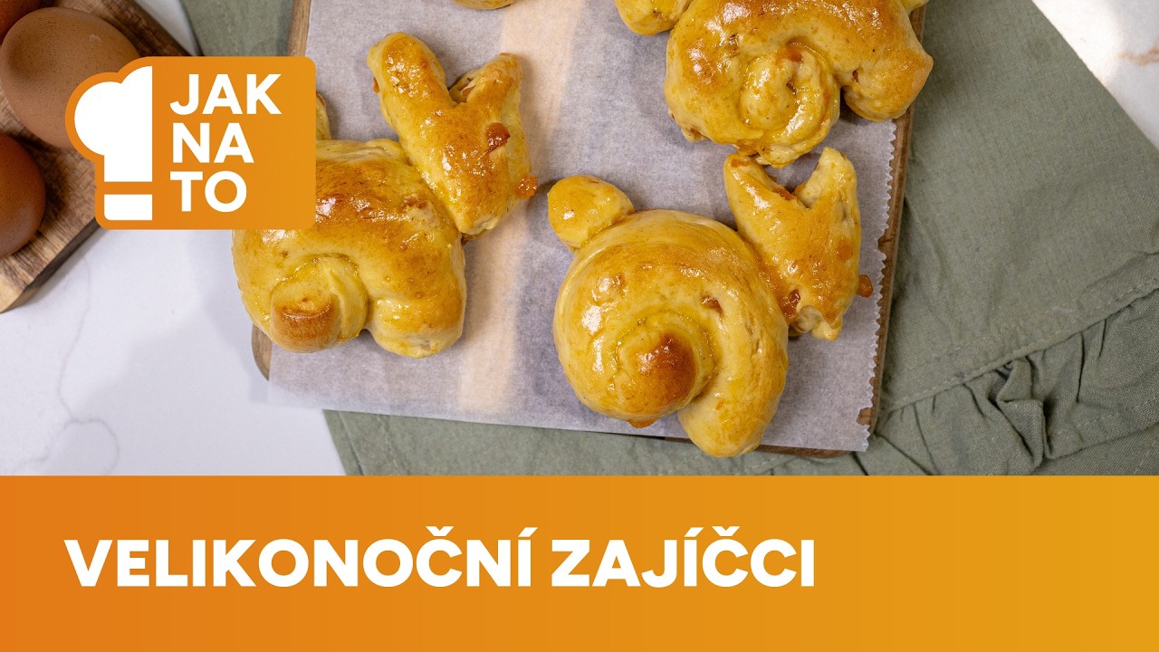 Jak tvarovat velikonoční zajíčky z kynutého těsta? Veselé motivy jsou snadné podle videa