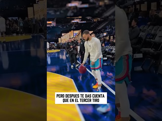 STEPHEN CURRY PRUEBA LA PELOTA SIN AIRE!!! #nba #stephencurry #triple #three #baloncesto
