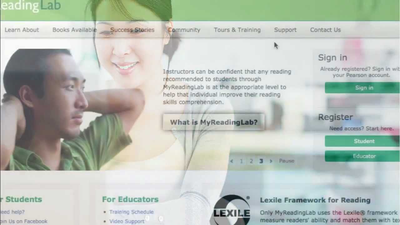 Pearson MyReadingLab Instructor Video - YouTube