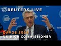 LIVE: UN High Commissioner for Refugees speaks at Davos 2024