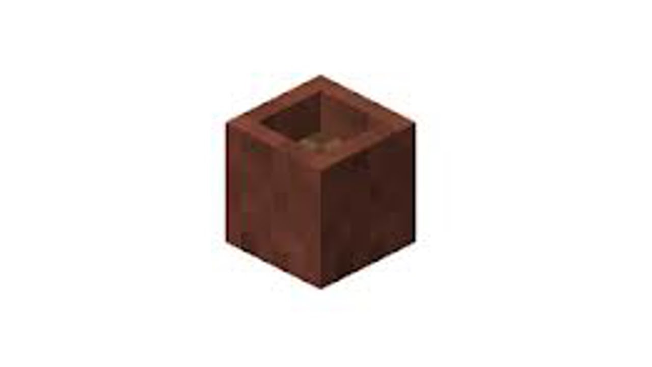 a-terracotta-block-with-an-item-frame-on-top-looks-like-a-big-flower