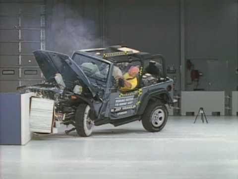 Video Crash Test Jeep Wrangler 1996 - 2006