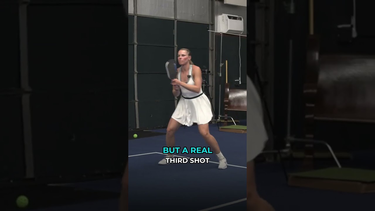 Want a better serve and return? Start with this drill 👀 #pickleball #pickleballtips #explore