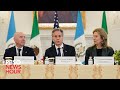 WATCH: Blinken meets with counterparts from Mexico and Guatemala to deal with historic migration