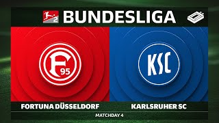Fortuna Düsseldorf vs. Karlsruher SC | Matchday 4 — Bundesliga 2 2025/26