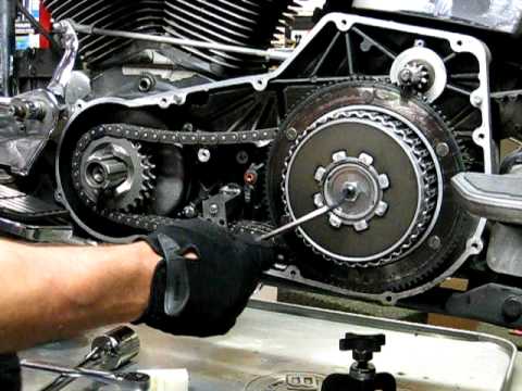 Stator Repair - 3b of 9 - Clutch Assembly Removal - Tool ... 1989 harley davidson sportster wiring 