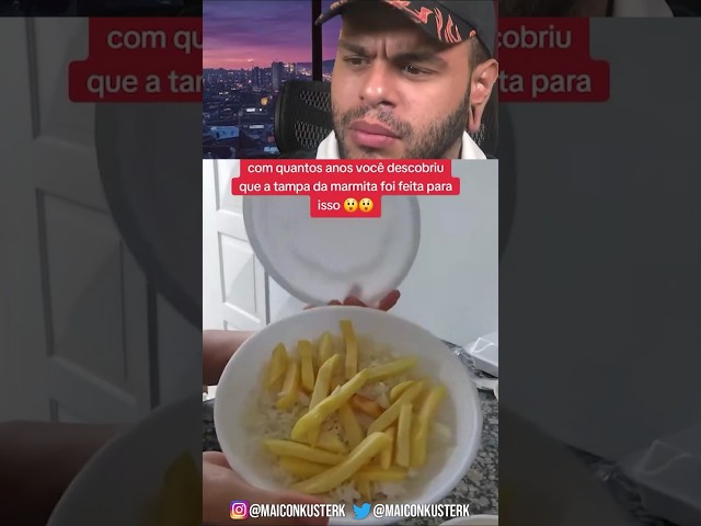 é pra isso q realmente serve a tampa da marmita