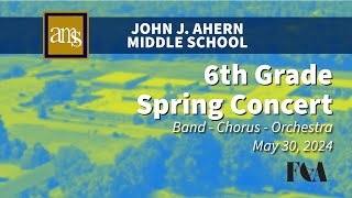 Ahern 6th Grade Spring Concert