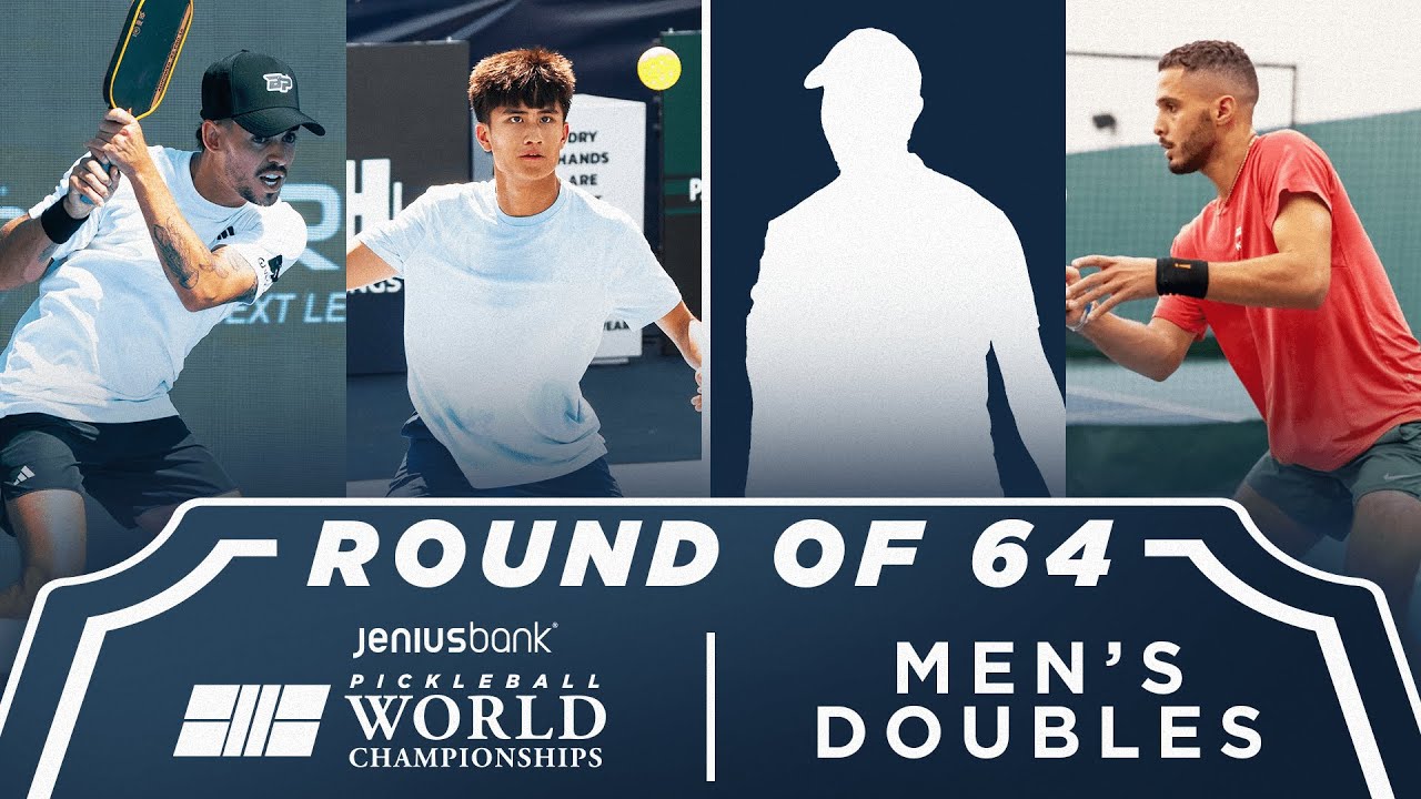 Martinez Vich/Truong v Alhouni/Gomez at the Jenius Bank Pickleball World Championships