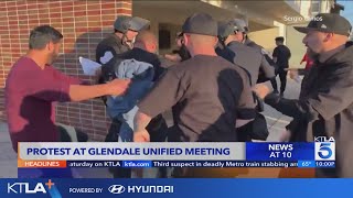 Fights break out among crowds protesting Pride curriculum in Glendale schools