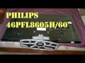 Как очистить защитное стекло в телевизоре Philips 46PFL8605H / 60