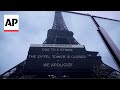 Strike at the Eiffel Tower closes one of the worlds most popular monuments to visitors