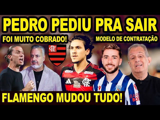 PEDRO GARANTIU QUE PEDIU PARA SAIR! FLAMENGO VOLTA ATRÁS EM NEGOCIAÇÃO! PRÉ JOGO MENGÃO X SÃO PAULO!