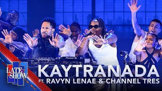 &quot;Pressure / Video / Drip Sweat&quot; - KAYTRANADA ft. Ravyn Lenae &amp; Channel Tres (LIVE on The Late Show)