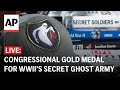 LIVE: World War II ‘Ghost Army’ members get Congressional Gold Medal