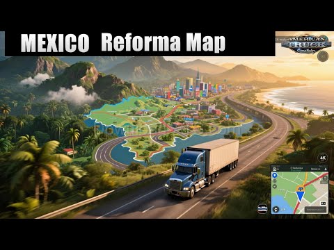 Mexico Reforma Map Save Profile Download ATS 1.56
