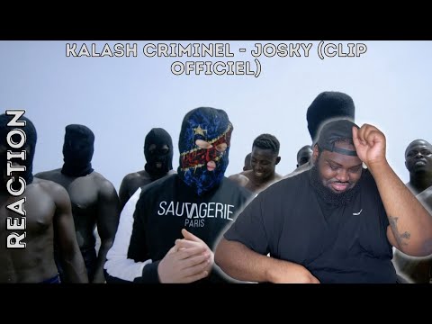 Kalash Criminel - Josky (Clip officiel) (UK REACTION) // REACTING TO FRENCH DRILL