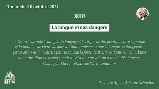 La langue et ses dangers