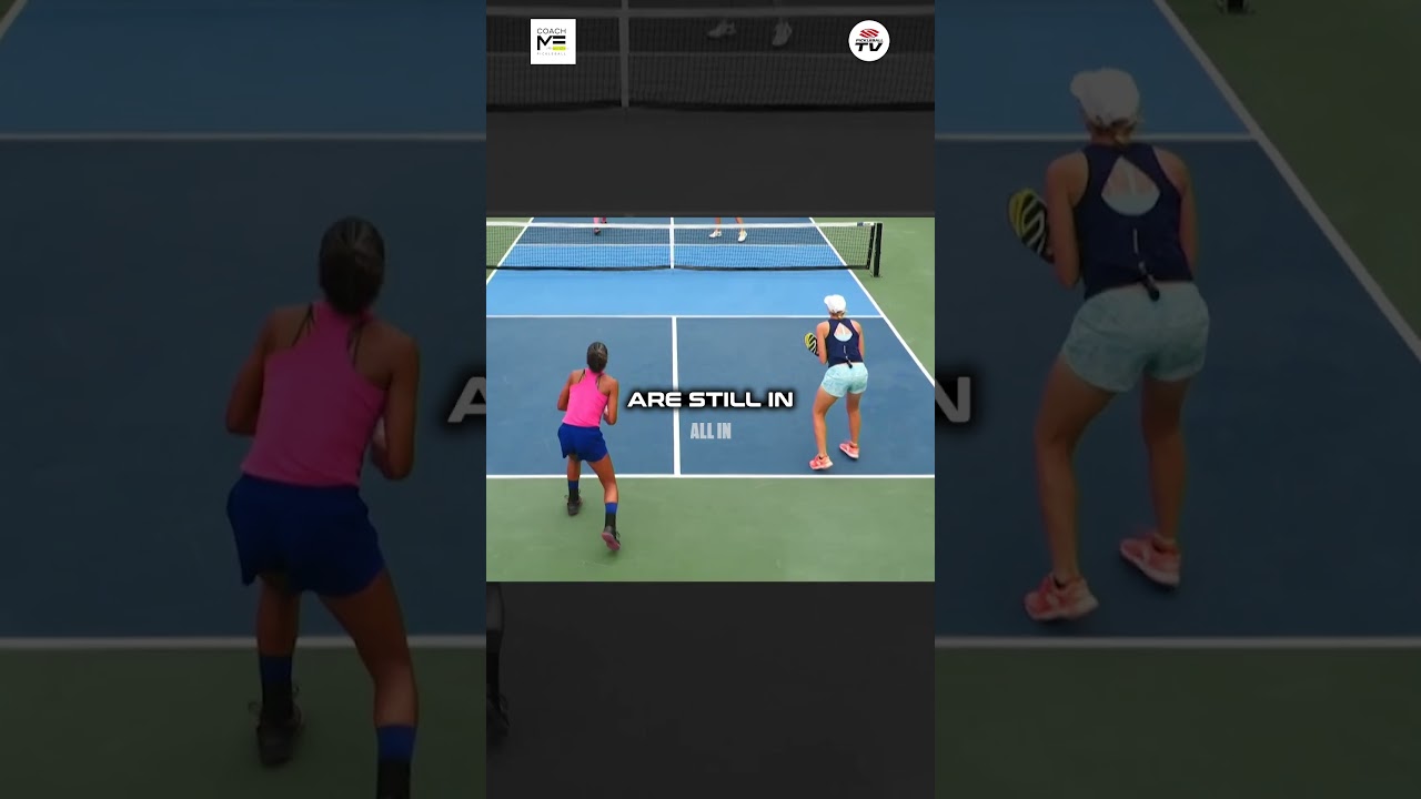 Pickleball coach Morgan Evans will take you through a match with pro players to teach strategy ☝️